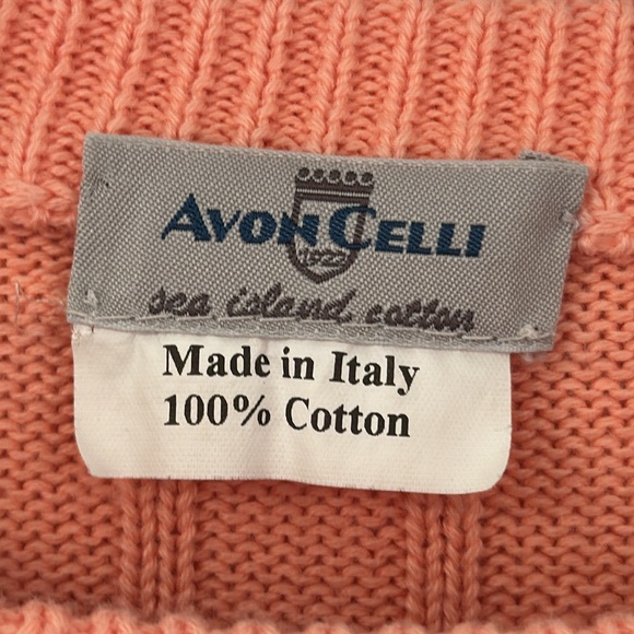 Avon Celli Sweater Womens Large Ribbed Crewneck Long Sleeve Pink Luxury Knit - Picture 9 of 10